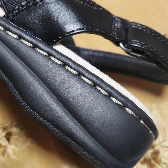 Croft&Borrow Black Depot Sandals Size 8 - Picture 7 of 11